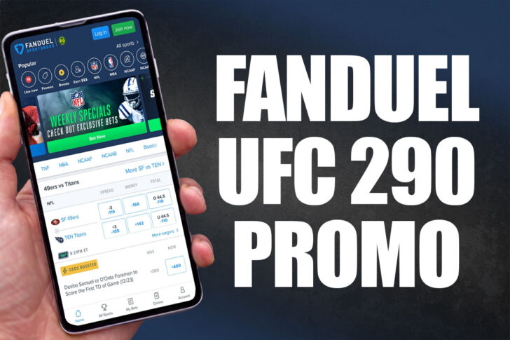 FanDuel UFC 290 promo