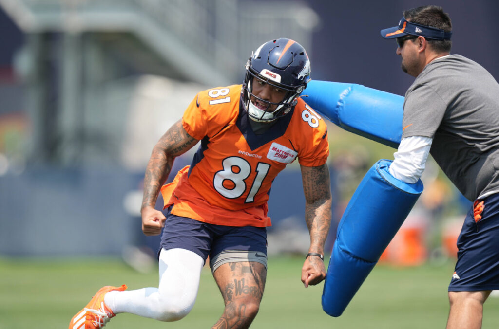 Denver Broncos Training Camp Day 5: Tim Patrick suffers season