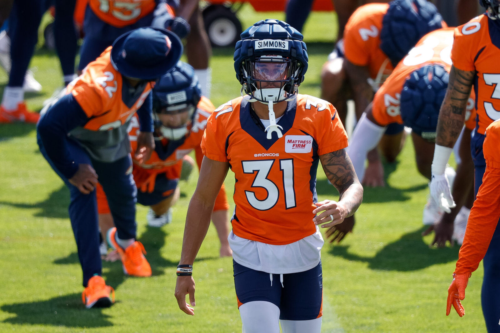 Denver Broncos safety Justin Simmons inactive vs. Chicago Bears