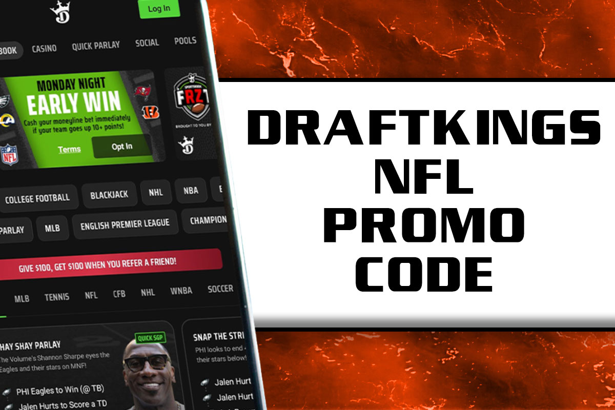 DraftKings NFL Promo Code 200 Bonus for RaidersLions Monday Night