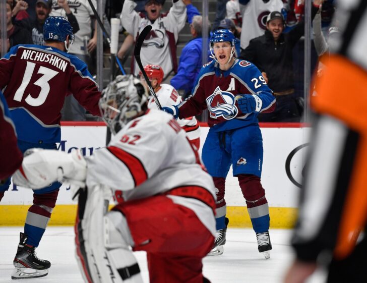 O'Connor scores another short-handed goal, Avalanche beat Hurricanes 6-4