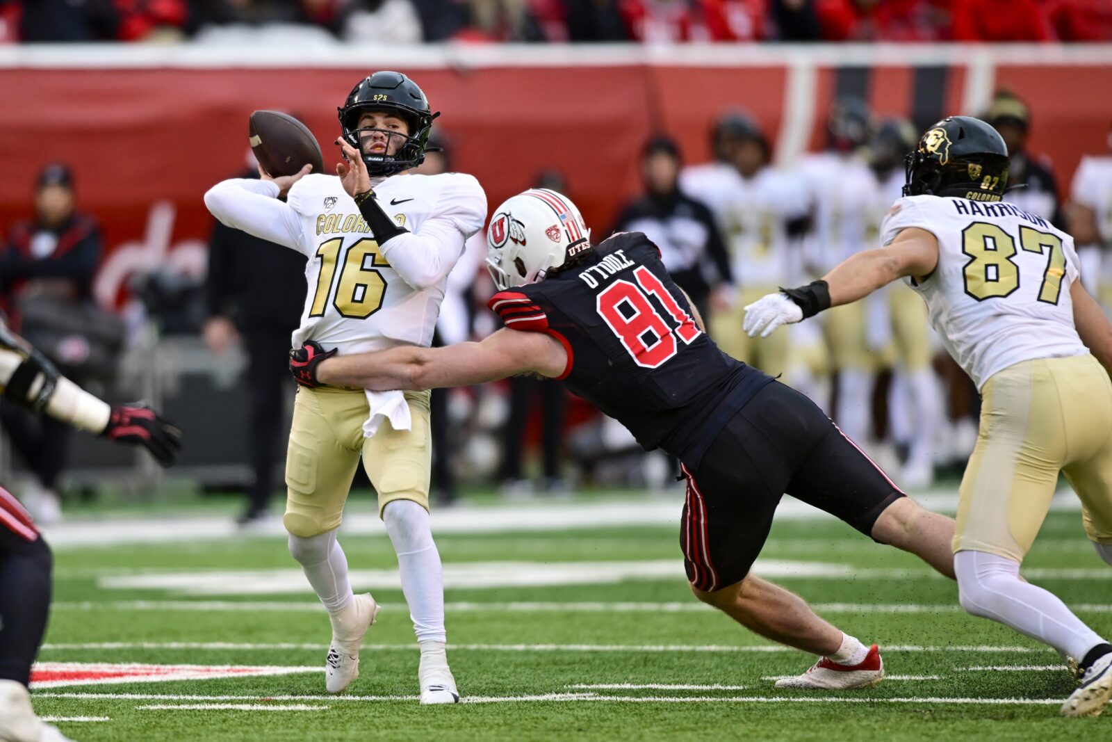 Buffs come close without QB Sanders, but fall in Utah to finish season