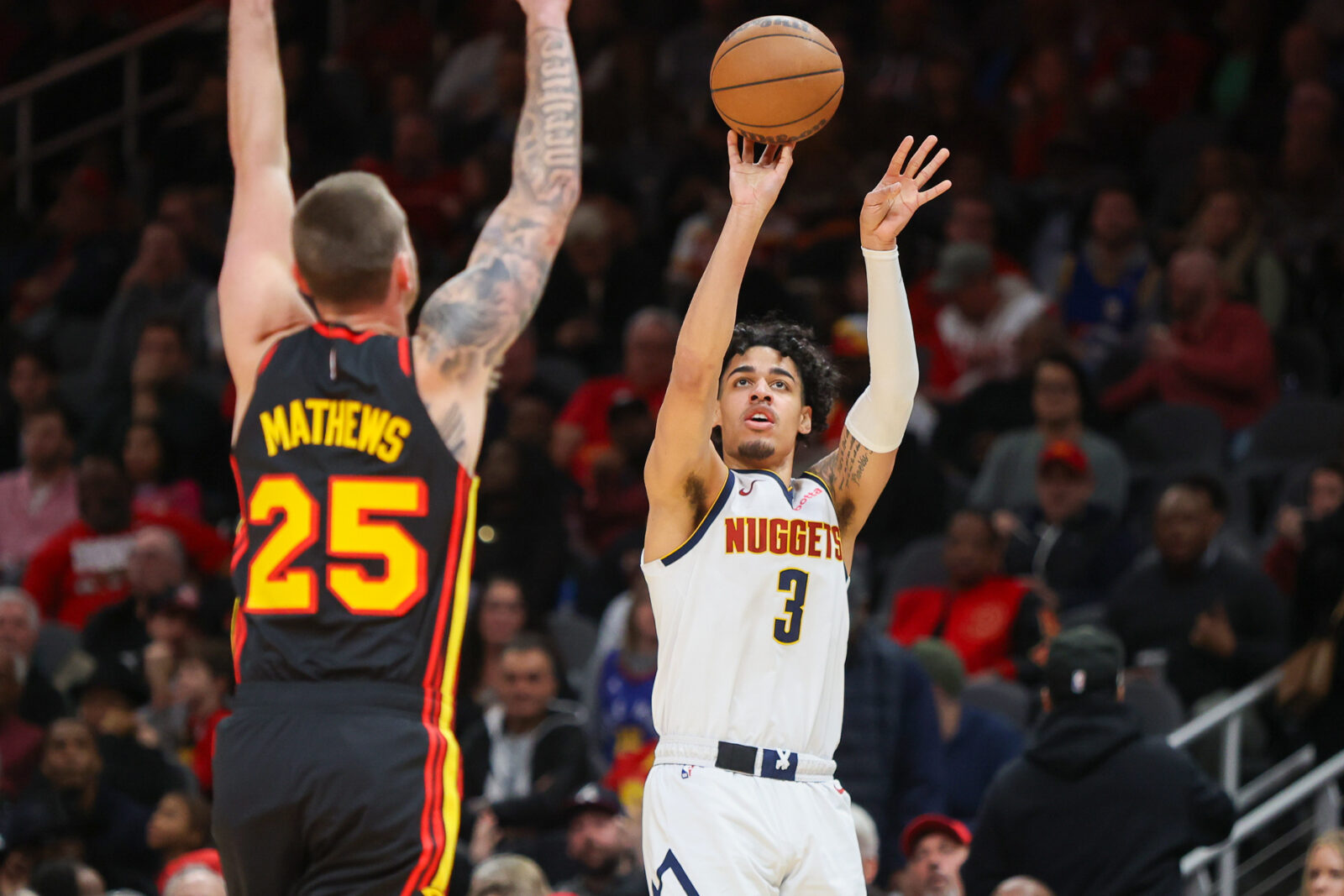 Julian Strawther helps Denver Nuggets break losing streak in Atlanta ...