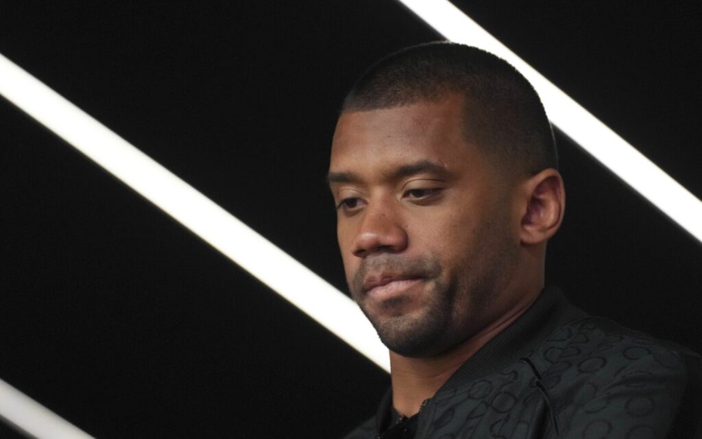 Russell Wilson at Super Bowl.