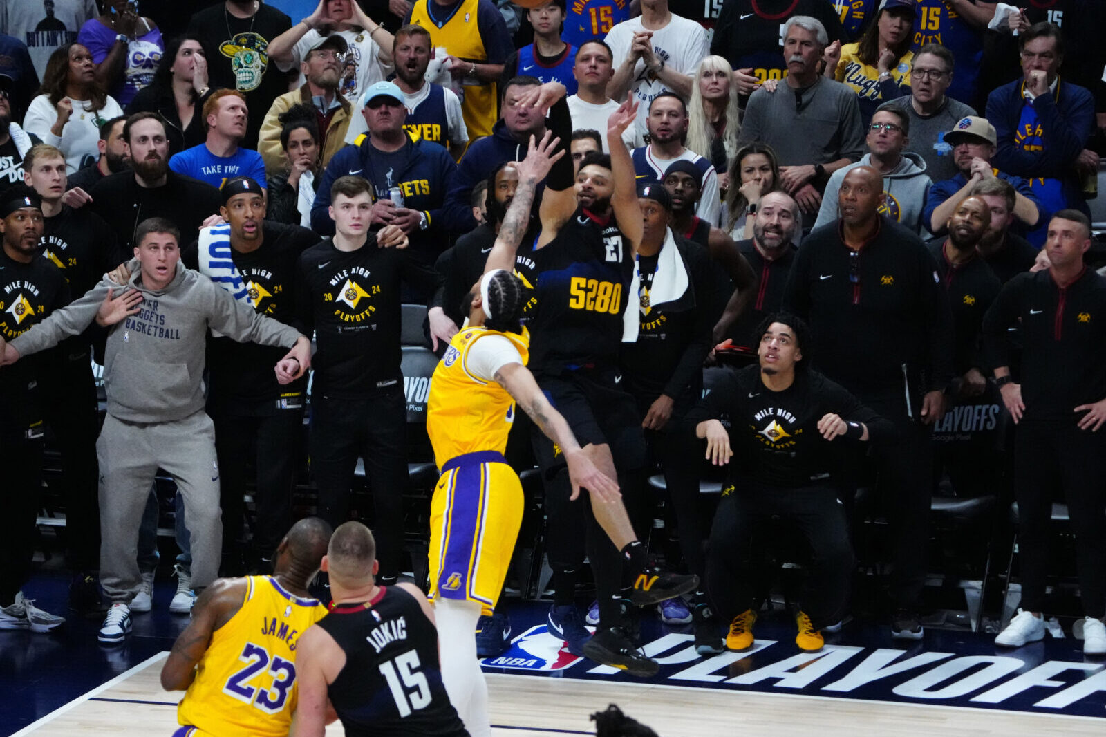 Jamal Murray Hits Epic Buzzer Beater To Win Game 2 For Denver Nuggets ...