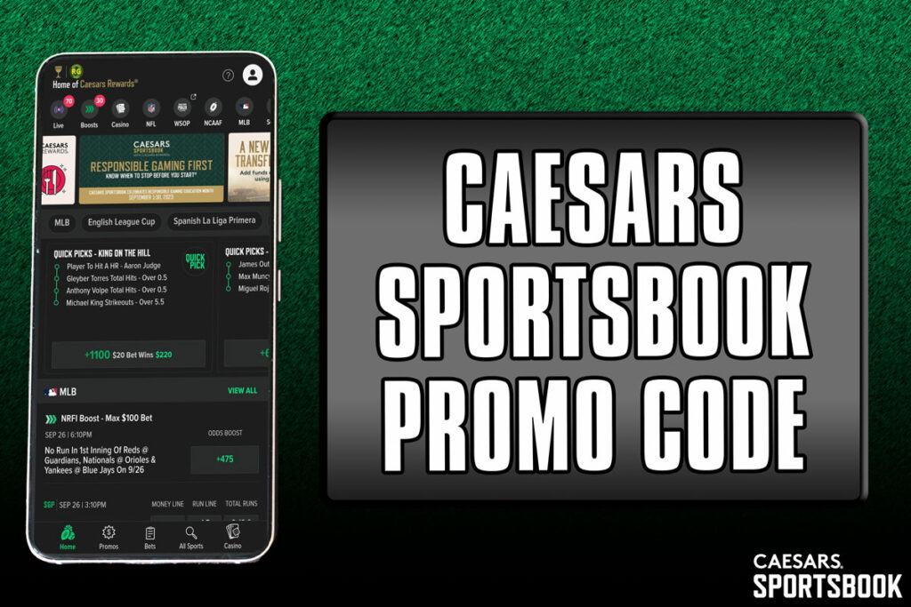 Caesars Sportsbook Promo Code MHS1000 Activate 1K Bet for NFL Week 4