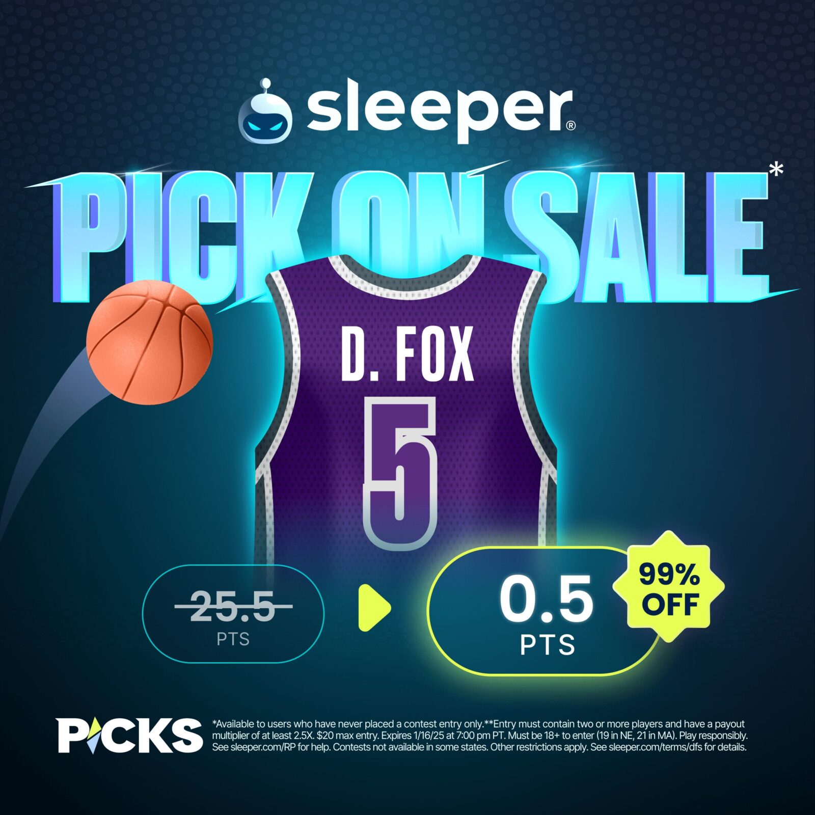 Sleeper Promo Code Today 1-16-25