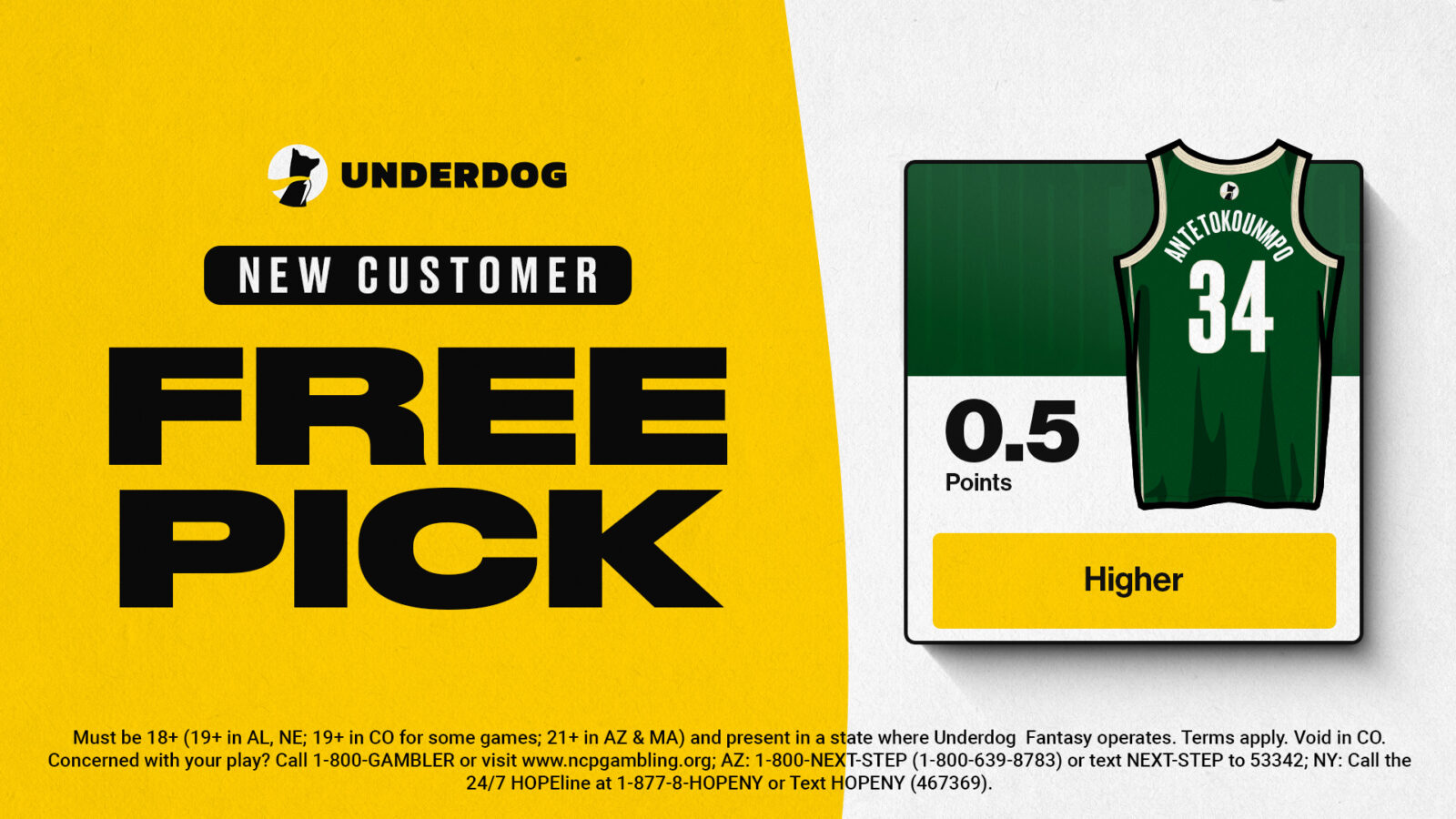 Underdog Promo Code Tonight March 11, 2025 (Giannis)