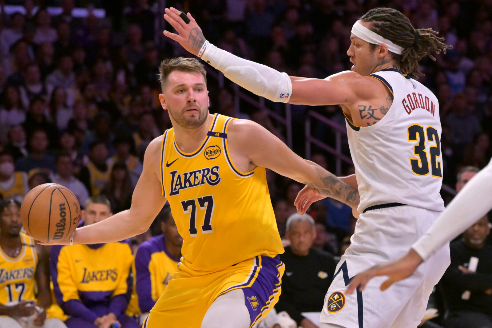 Los Angeles Lakers dominate Denver Nuggets without Nikola Jokic, Jamal Murray