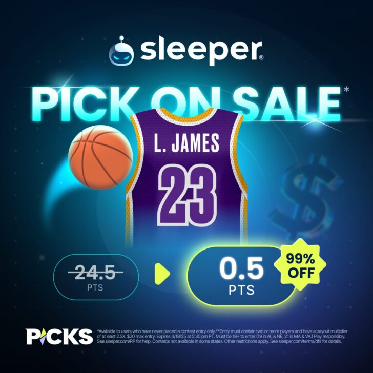 Sleeper Promo Code Lebron NBA Playoffs