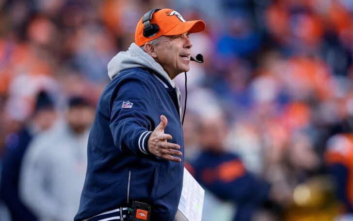 Sean Payton coaching against the Colts in Dec. 2024.