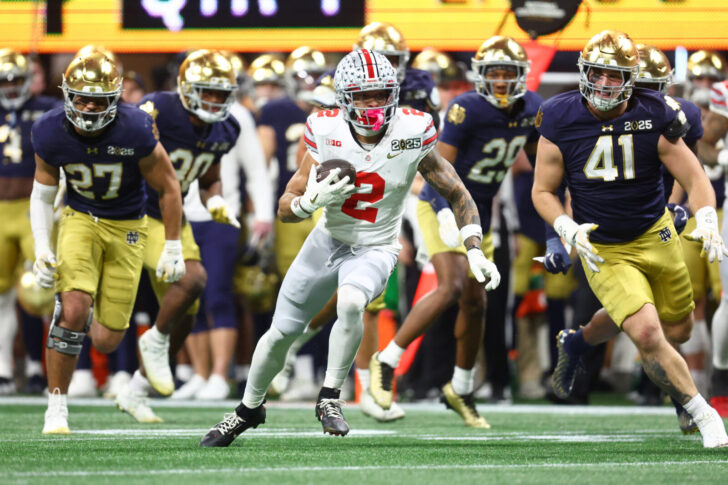 NCAA Football: CFP National Championship-Ohio State at Notre Dame - Denver Broncos potential draft target
