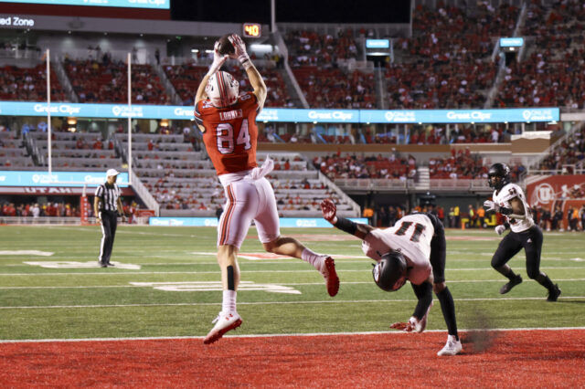 Denver Broncos rookie tight end Caleb Lohner at Utah.