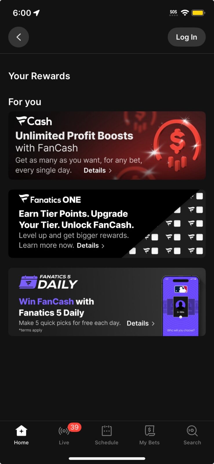 Fanatics Sportsbook Promos