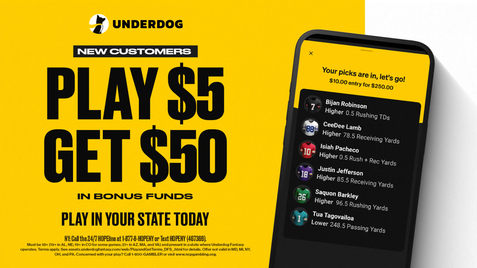 Underdog Promo Code 2025