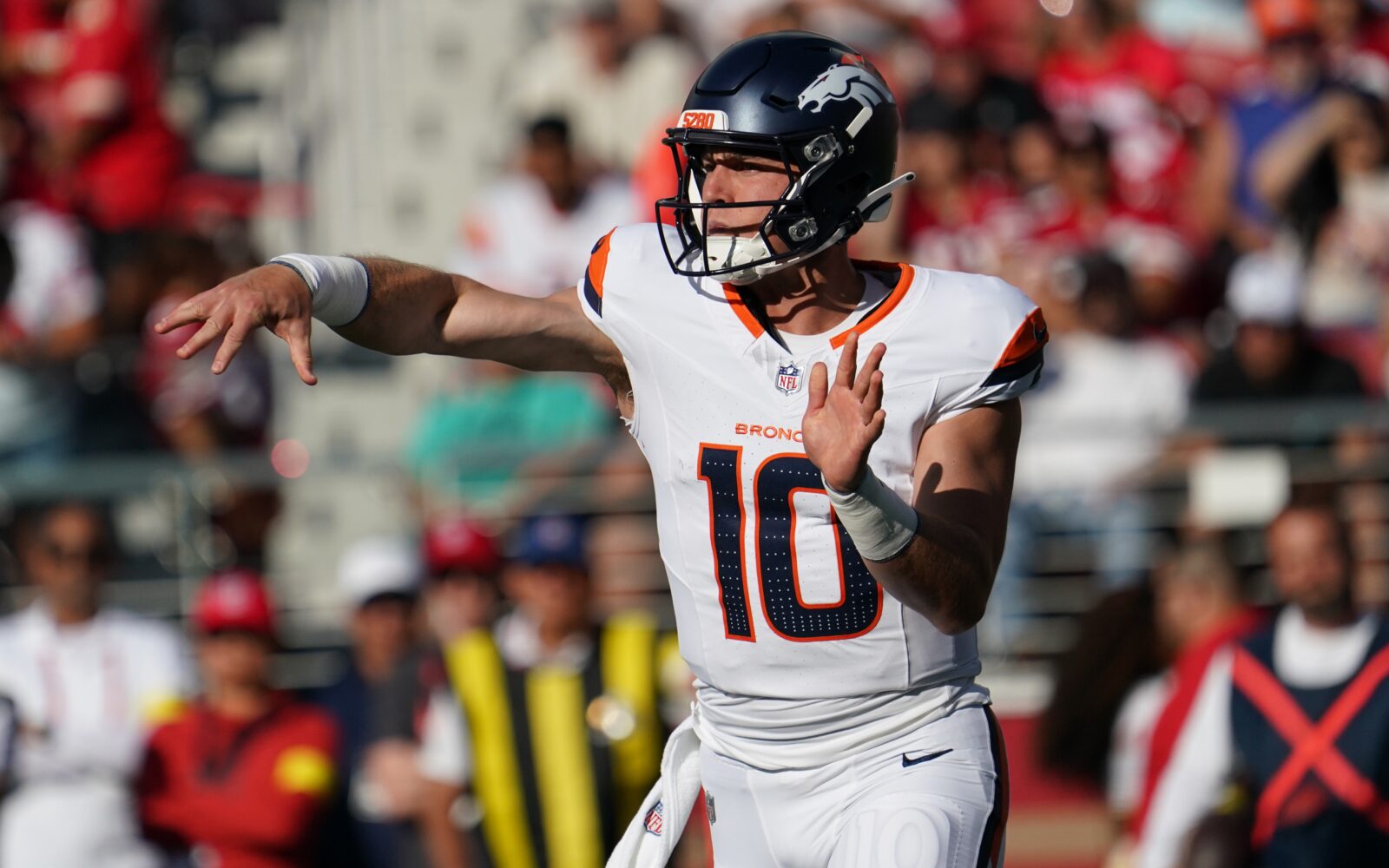 Denver Broncos QB Bo Nix ranked 20th-best, some point to signs of ‘megaslump’ in 2025