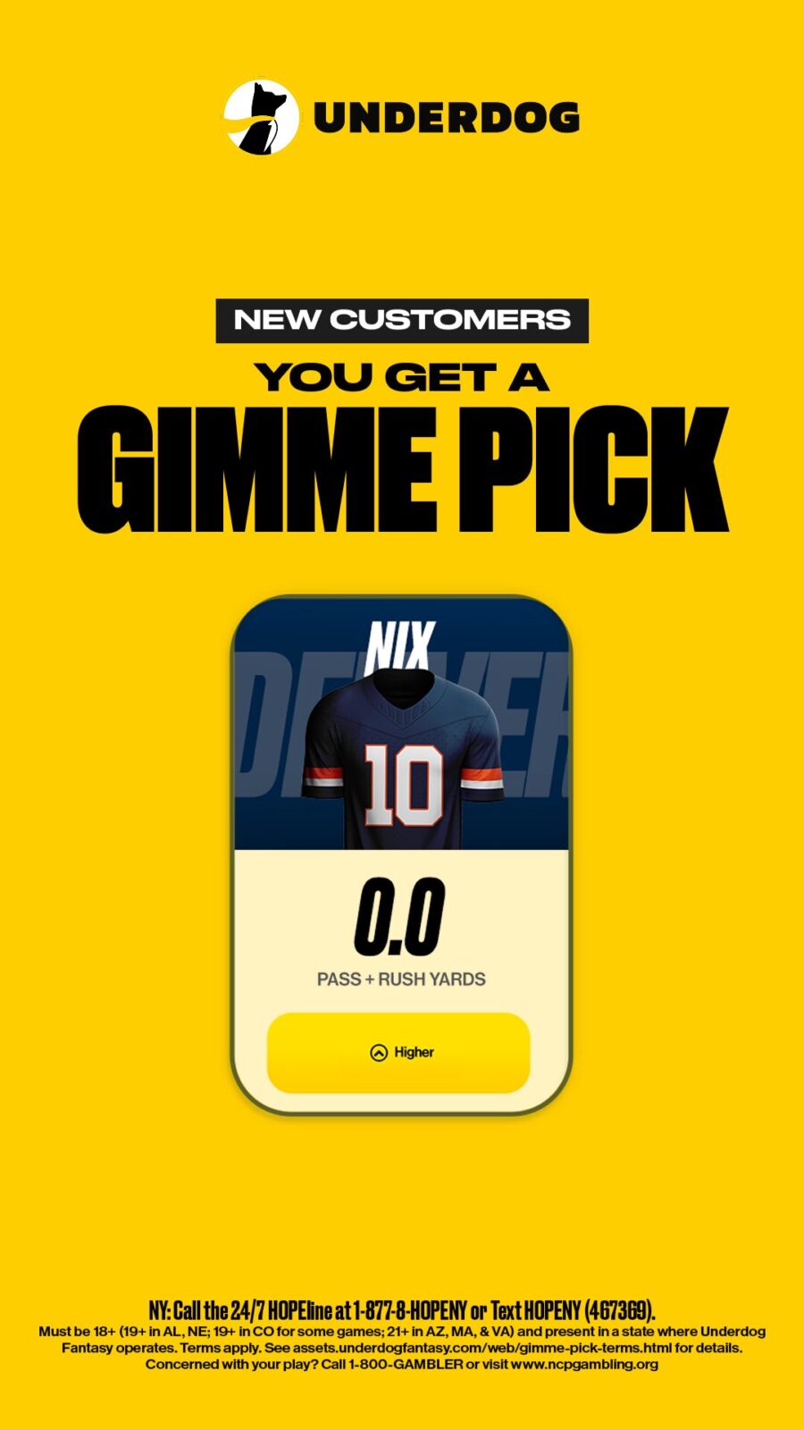 Bo Nix Underdog Promo Tonight