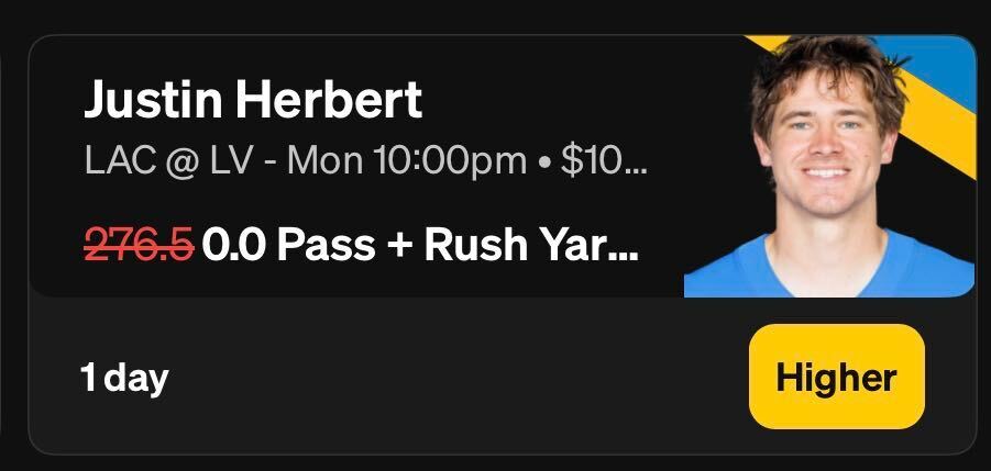 Underdog Free Pick Tonight 9-15-25