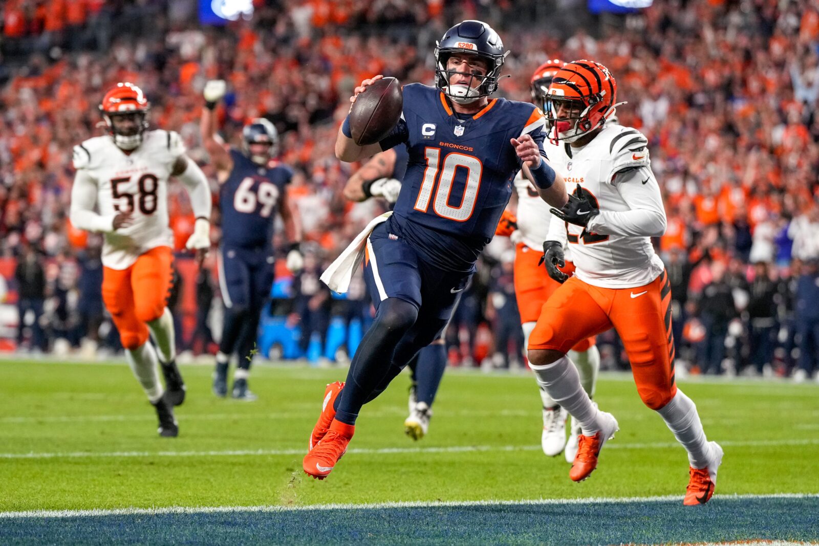 Denver Broncos dominate Bengals behind Bo Nix&rsquo;s three touchdown day