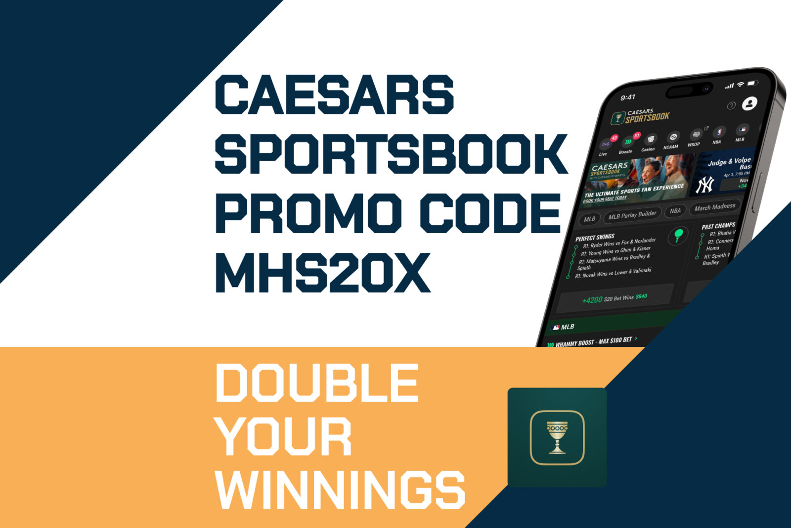 Caesars Sportsbook Promo Code MHS20X: Claim 20 100% Boosts for NFL & NCAAF This Weekend
