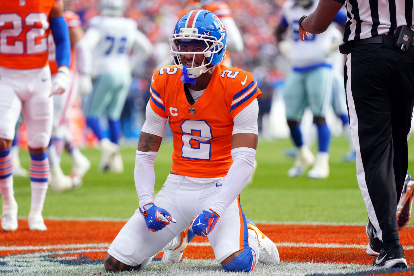 Denver Broncos CB Patrick Surtain II, Alex Singleton return to practice