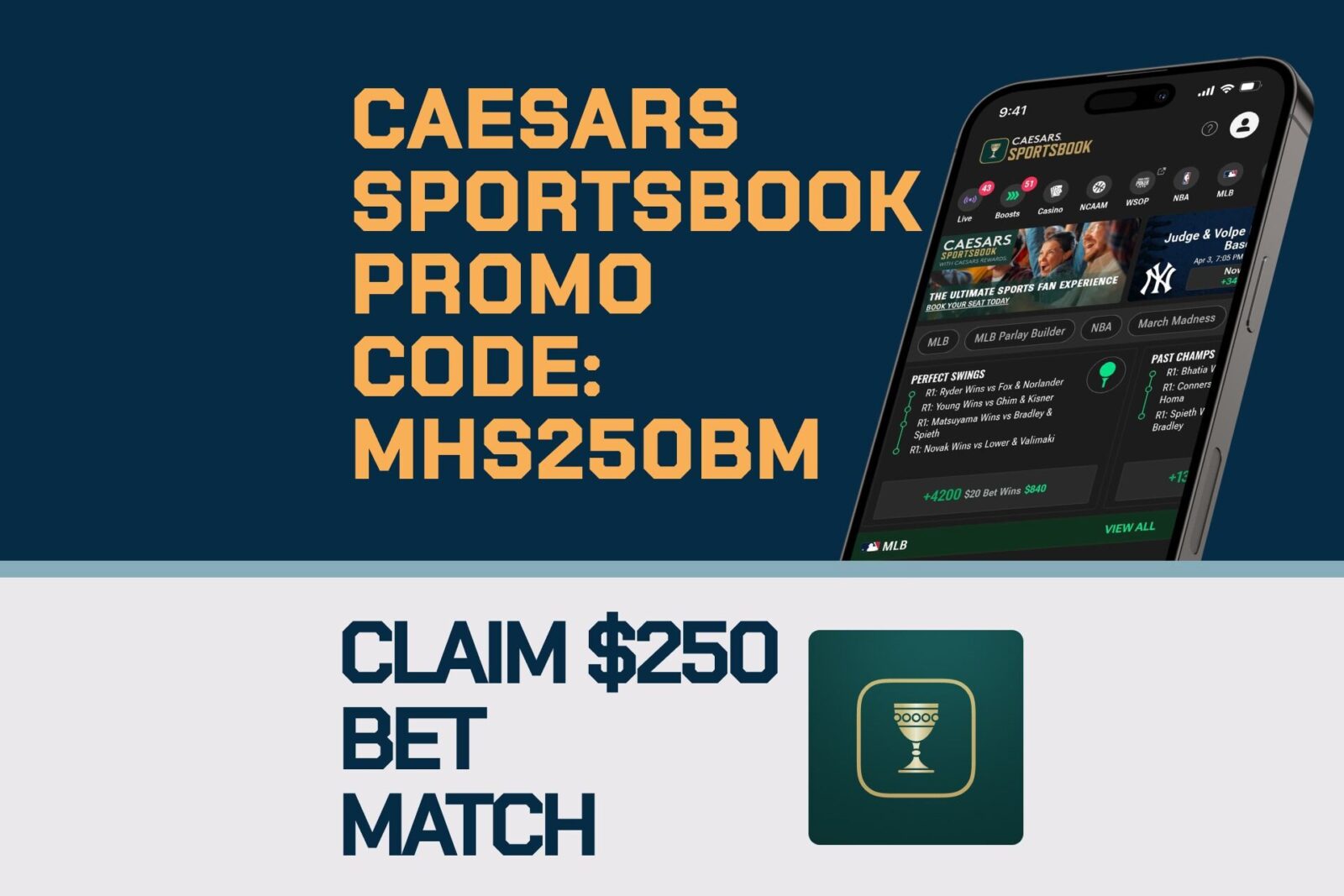 Caesars Sportsbook Promo Code MHS250BM: Get $250 Bonus for UFC 325, NBA, NCAAB Games